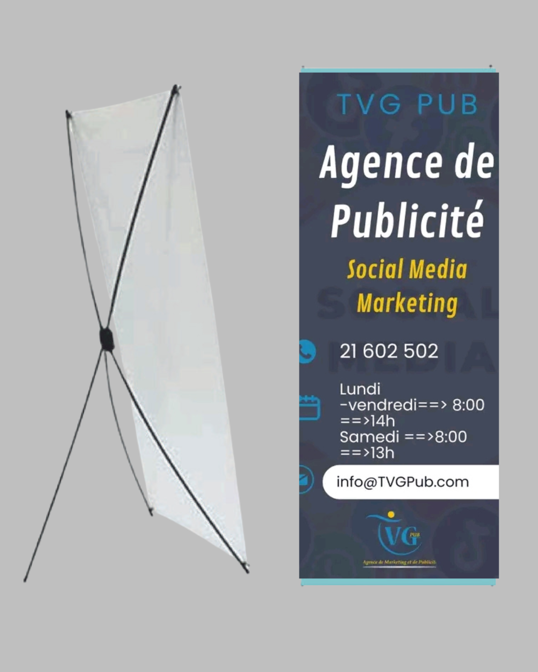 supports de communication grand format